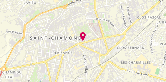 Plan de FONT Immobilier Saint-Chamond, 7 Rue Victor Hugo, 42400 Saint-Chamond