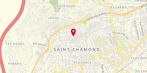 Plan de QUIBLIER Fabrice, 21 Boulevard Francois Delay, 42400 Saint-Chamond
