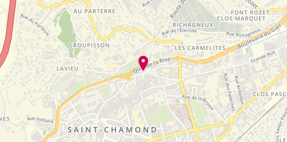 Plan de Dorian Immobilier, 16 place Saint-Pierre, 42400 Saint-Chamond