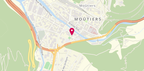 Plan de ACTIV'IMMO Agence Immobilière Moûtiers, 6 place Aristide Briand, 73600 Moûtiers
