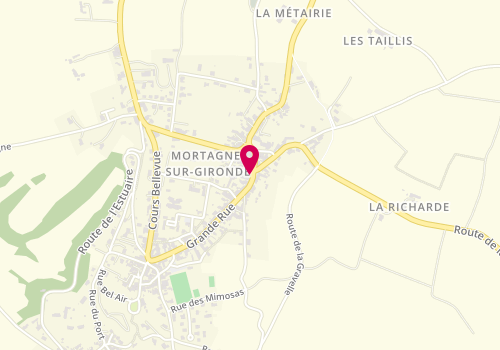Plan de Estuair Immo, 79 Grande Rue, 17120 Mortagne-sur-Gironde
