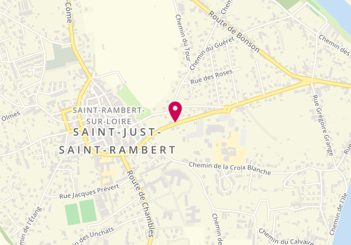 Plan de Guy Hoquet l'Immobilier, 35 avenue des Barques, 42170 Saint-Just-Saint-Rambert