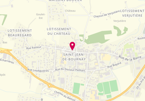 Plan de Cimm Immobilier, 88 Rue de la République, 38440 Saint-Jean-de-Bournay