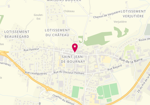 Plan de Home Immobilier, 1 Mnt de l'Hôtel de Ville, 38440 Saint-Jean-de-Bournay