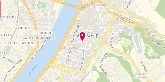 Plan de Stéphane Plaza Immobilier, 14 Rue Clémentine, 38200 Vienne