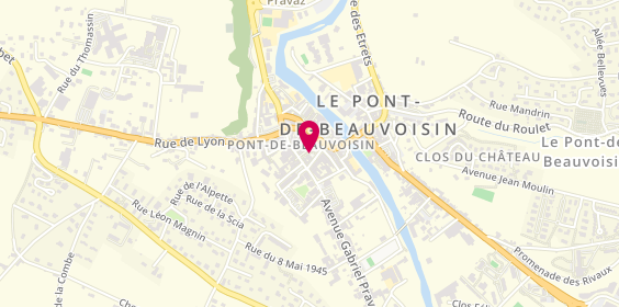 Plan de Agence du Nivolet, Le
8 place de la Republique, 38480 Le Pont-de-Beauvoisin