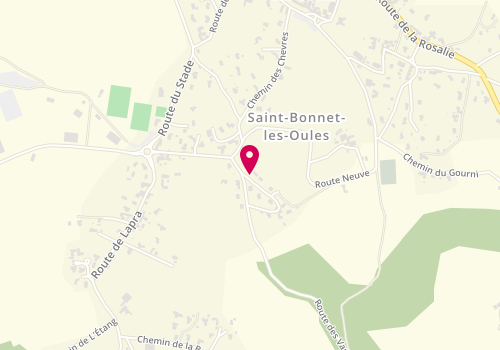 Plan de Jean Christophe BONNEL #AGENT IMMOBILIER, 19 chemin des Roches, 42330 Saint-Bonnet-les-Oules