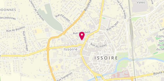Plan de Auvergne Habitat - Agence d'Issoire, 6 place du Général de Gaulle, 63500 Issoire