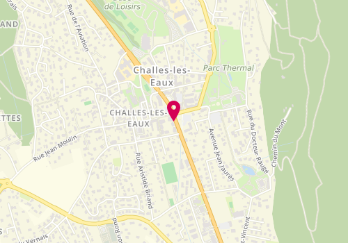 Plan de Square Habitat Credit Agricole, A le Carré des Sources
1461 avenue de Chambéry, 73190 Challes-les-Eaux
