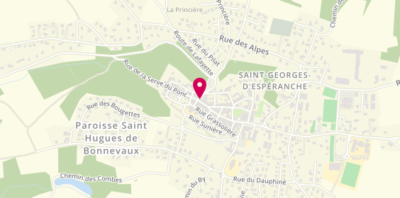Plan de La Clé de Saint Georges, 49 Rue Marchande, 38790 Saint-Georges-d'Espéranche