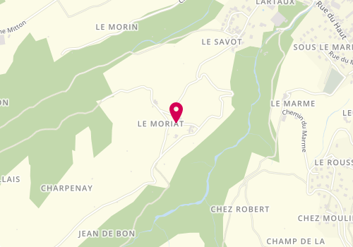 Plan de Cimm Immobilier, 21 le Moriat-Le Manoir, 69700 Loire-sur-Rhône