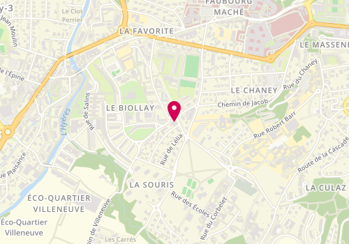 Plan de Jacob Bellecombette Immobilier, 2 Rue Emmanuel Grand, 73000 Jacob-Bellecombette