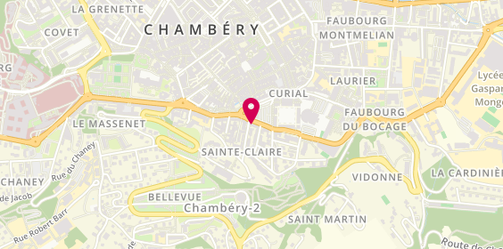 Plan de Les 3 Clés, 179 Rue Michaud, 73000 Chambéry