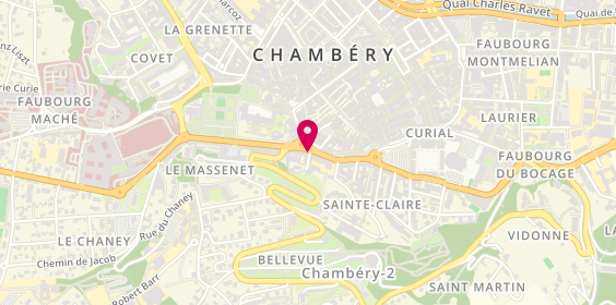 Plan de Moncenis Chambéry Agence immobilière, 43 place Caffe, 73000 Chambéry