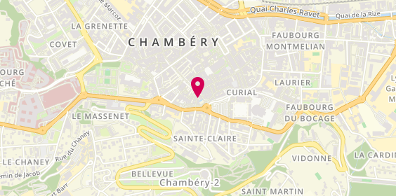 Plan de MIM Promotion, 3 Rue Nonnes, 73000 Chambéry