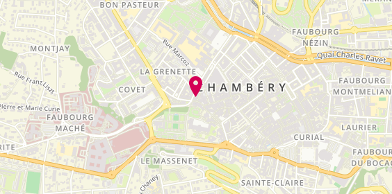 Plan de Patrimoine Immobilier Orpi, 43 Rue Jean Pierre Veyrat, 73000 Chambéry