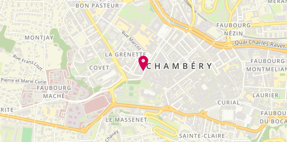 Plan de Century 21, 20 Rue Jean Pierre Veyrat, 73000 Chambéry
