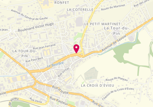 Plan de Régie Immobilière Fiducia - Rif, 65 Boulevard Gambetta, 38110 La Tour-du-Pin