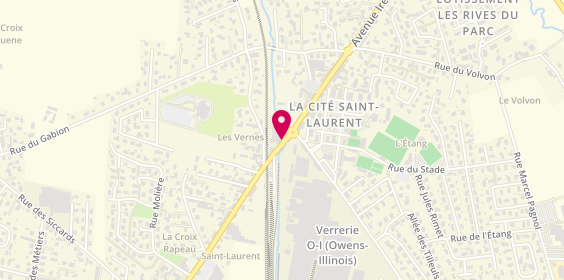 Plan de Cimm Immobilier Veauche, 9 avenue Irénée Laurent, 42340 Veauche