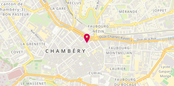 Plan de CPL Immobilier, 4 Rue Claude Martin, 73000 Chambéry