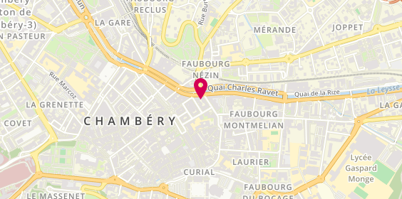 Plan de Agence immobilière Nexity, 1 place de la Libération, 73000 Chambéry