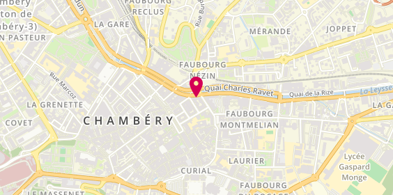 Plan de ISI Immobilier Savoie Investissement Chambéry, 1 place de la Libération, 73000 Chambéry