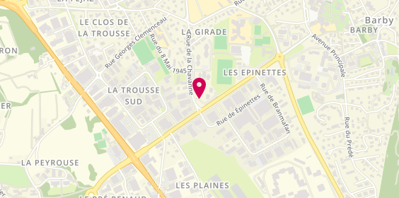 Plan de Pierre BERTHET immo réseau, 54 Rue de la Chavanne, 73230 Barby
