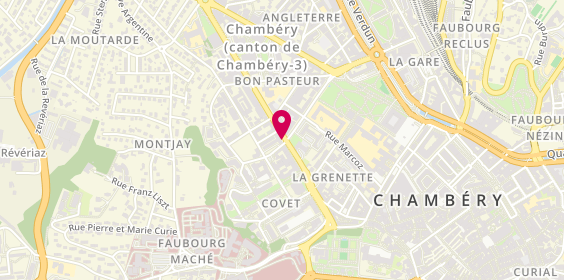 Plan de Mathurin Immobilier by efficity, 13 avenue Jean Jaurès, 73000 Chambéry