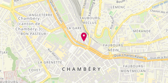Plan de C.I.S Immobilier Chambéry, 45 Rue Sommeiller, 73000 Chambéry