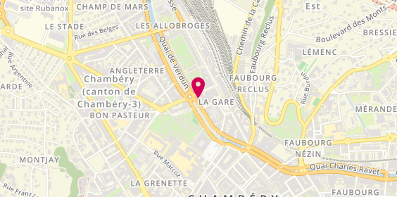 Plan de Le Tuc Immobilier, 190 Quai Charles Roissard, 73000 Chambéry