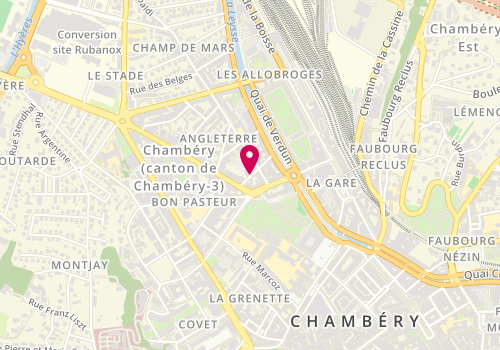 Plan de Sun City Street, 37 Rue Lamartine, 73000 Chambéry