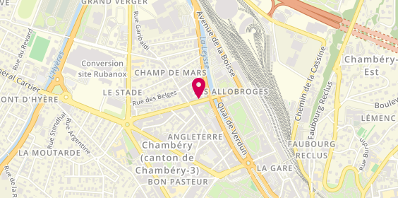Plan de HoliProject, 8 Boulevard Gambetta, 73000 Chambéry