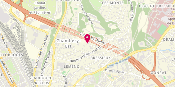 Plan de JVL immobilier, 517 Boulevard des Monts, 73000 Chambéry