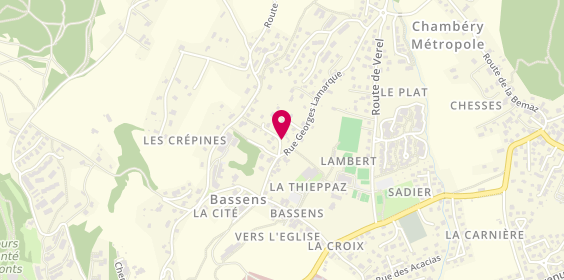 Plan de Agence Boigne Immobilier, 54 Chemin Prés, 73000 Bassens
