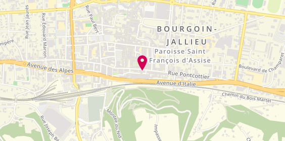 Plan de Laforêt Immobilier, 20 Rue Robert Belmont, 38300 Bourgoin-Jallieu