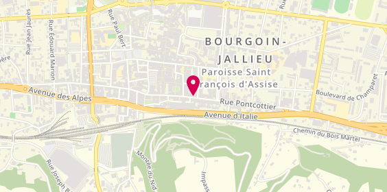 Plan de Nestenn Bourgoin Jallieu, 1 Rue Pontcottier, 38300 Bourgoin-Jallieu