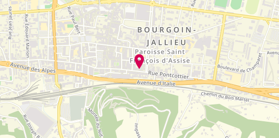 Plan de Immo de France, 13 Bis Rue Pontcottier, 38300 Bourgoin-Jallieu