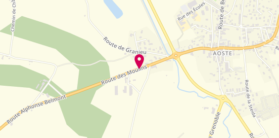 Plan de Stéphane ARBORE Pro, Route des Moulins, 38490 Aoste