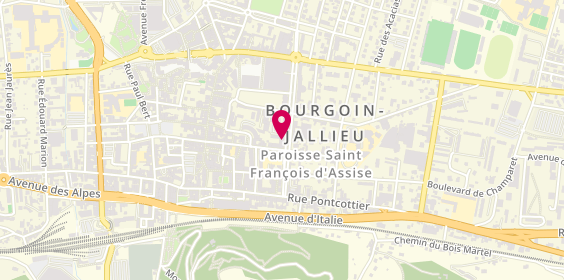 Plan de Century 21, 19 avenue Maréchal Leclerc, 38300 Bourgoin-Jallieu