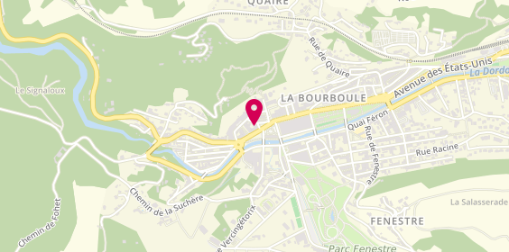 Plan de Agence Coudard - Agence Immobilière la Bourboule (Location de Vacances, Ventes Immobilières), 60 place de la Victoire, 63150 La Bourboule