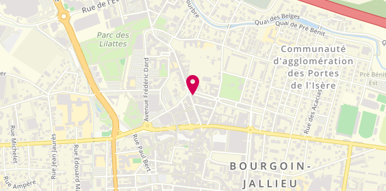 Plan de RE/MAX ICIF (Immobilier Centre Investissement), 40 Bis Rue de la Libération, 38300 Bourgoin-Jallieu