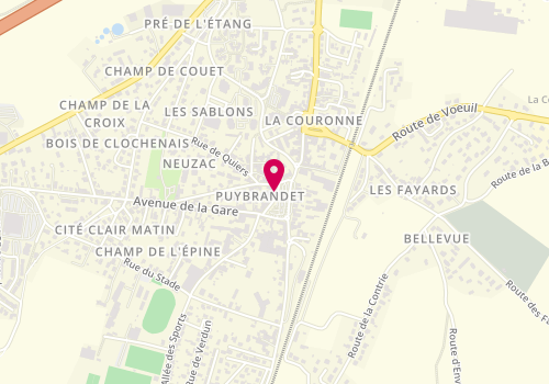 Plan de Era Immobilier, 5 Rue du Champ de Foire, 16400 La Couronne