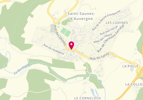 Plan de GUILLAUME Paul, Liournat, 63950 Saint-Sauves-d'Auvergne