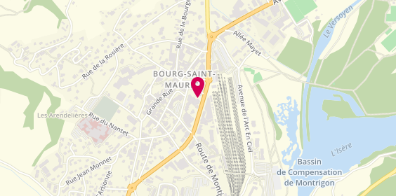 Plan de Immo de France, 124 avenue Maréchal Leclerc, 73700 Bourg-Saint-Maurice