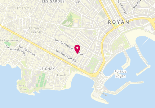 Plan de SIMON Nicolas Immobilier Royan, 12 Rue du Dr Audouin, 17200 Royan