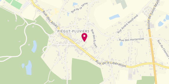 Plan de Piégut Immobilier - Beaux Villages Immob, 12 Resistance, 24360 Piégut-Pluviers