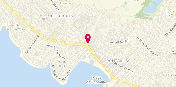 Plan de Agence Océane, Résidence parc de Pontaillac
82 avenue Pasteur, 17640 Vaux-sur-Mer