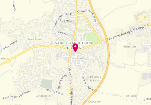 Plan de Laforêt Immobilier, 3 Place du Marche, 69360 Saint-Symphorien-d'Ozon