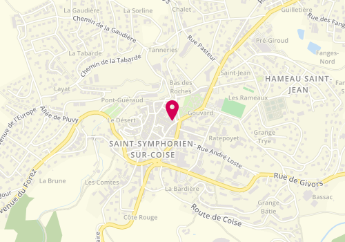 Plan de Bel Immobilier, 36 Rue de Lyon, 69590 Saint-Symphorien-sur-Coise