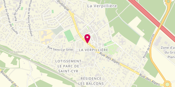 Plan de AD Immobilier, 111 Avenue Lesdiguières, 38290 La Verpillière